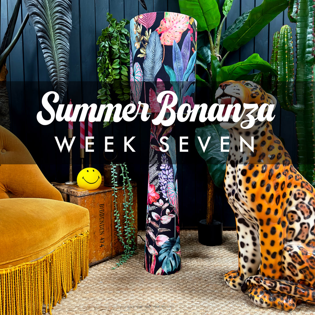 SUMMER BONANZA WEEK 7 – WIN AN ACID JUNGLE LAMP PLUS 20% DISCOUNT OFFER!