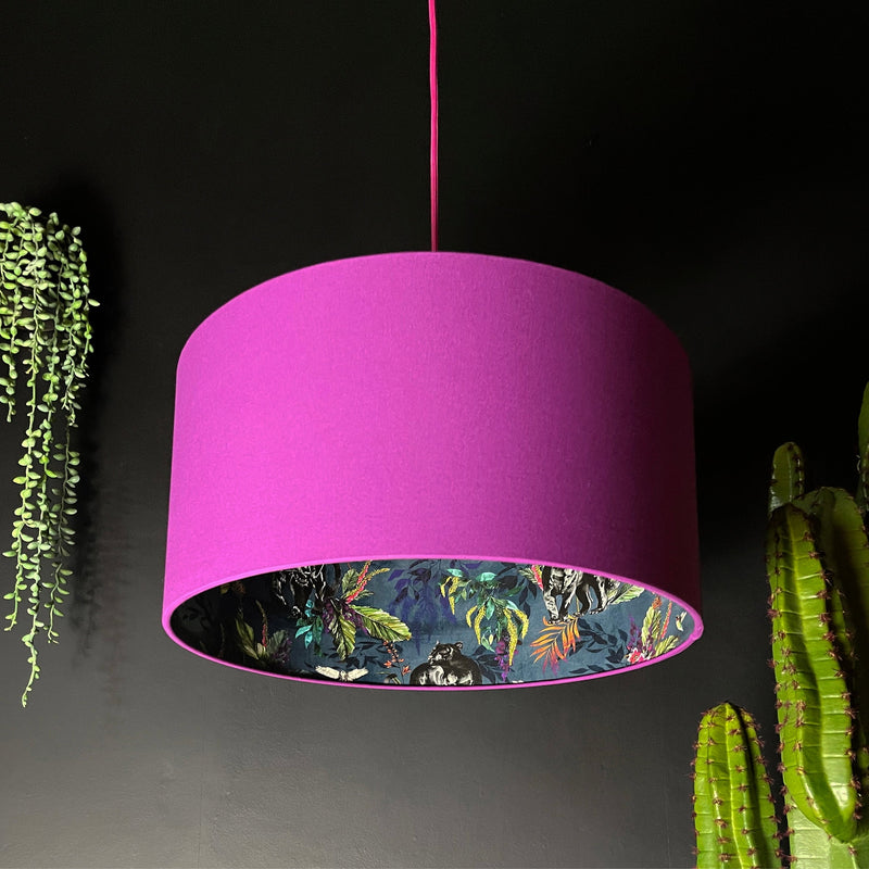 Purple Lampshades