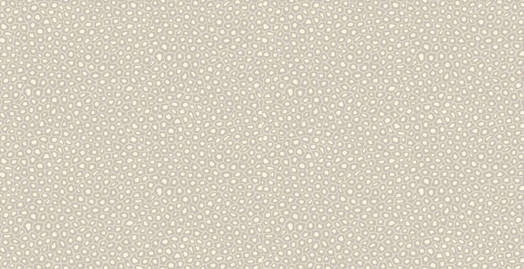 Cole & Son Ardmore Collection Senzo Spot Wallpaper - Stone & White - 6030