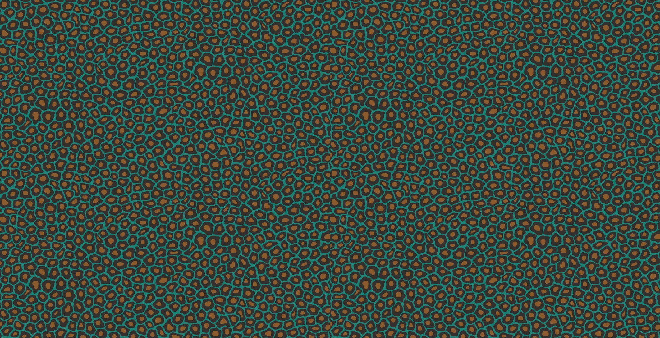 Cole & Son Ardmore Collection Senzo Spot Wallpaper - Petrol - 6033