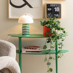 Stripy Table Lamp in Green