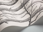 Cole & Son New Contemporary: The Woods Wallpaper Black On White 69/12147