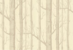 Cole & Son New Contemporary: The Woods Wallpaper Linen on Cream 69/12148