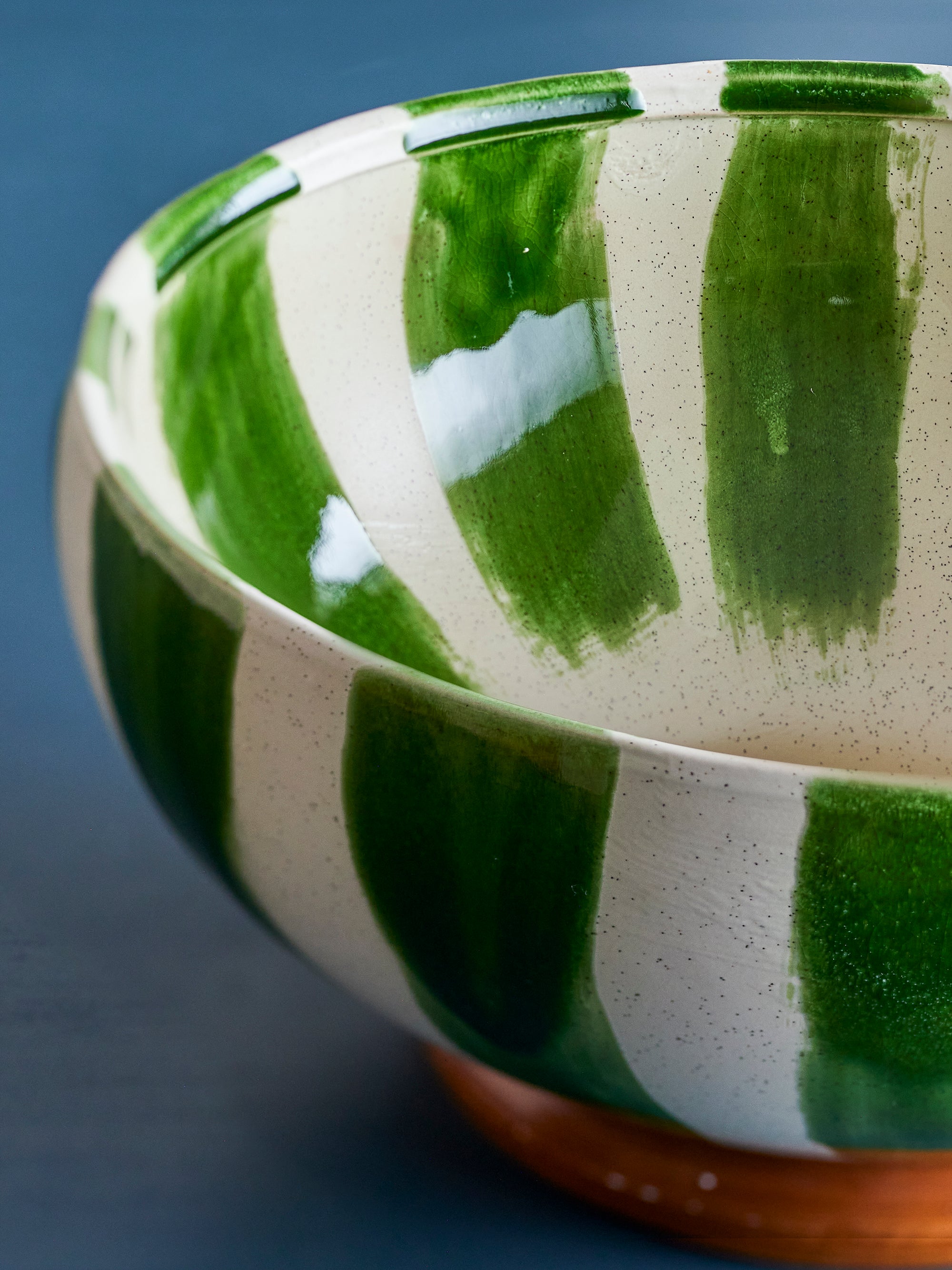 Emerald & Bone XL Stoneware Serving Bowl
