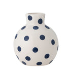 Blue Polka Dot Bud Vase