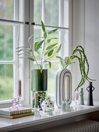 Blue Polka Dot Bud Vase