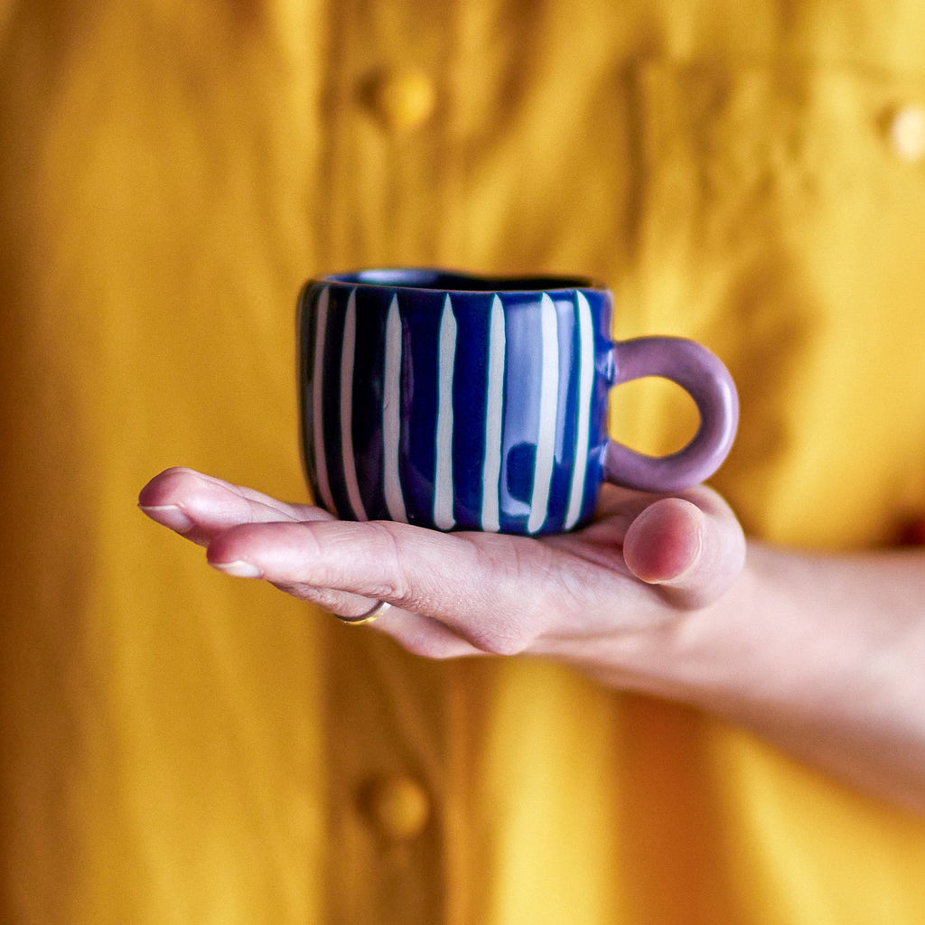 Dinky Indigo Stoneware Espresso Cup