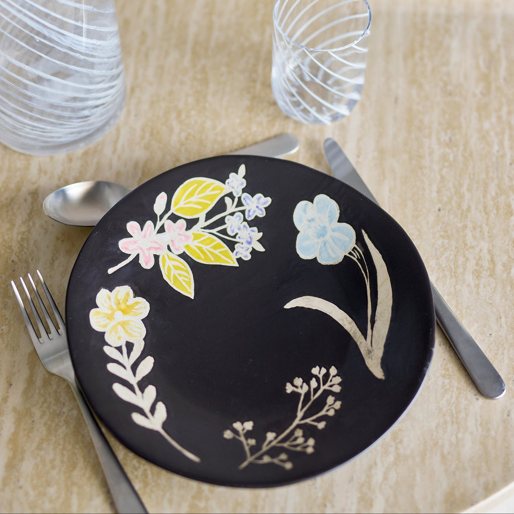 Wanderlust Plate in Ebony