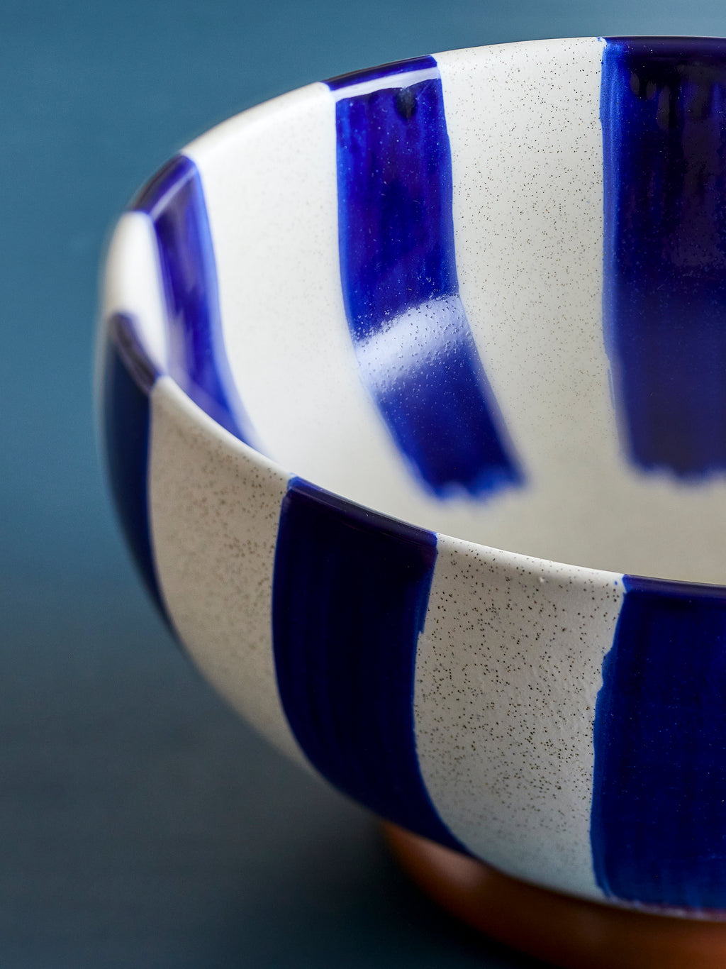 Cobalt & Bone XL Stoneware Serving Bowl
