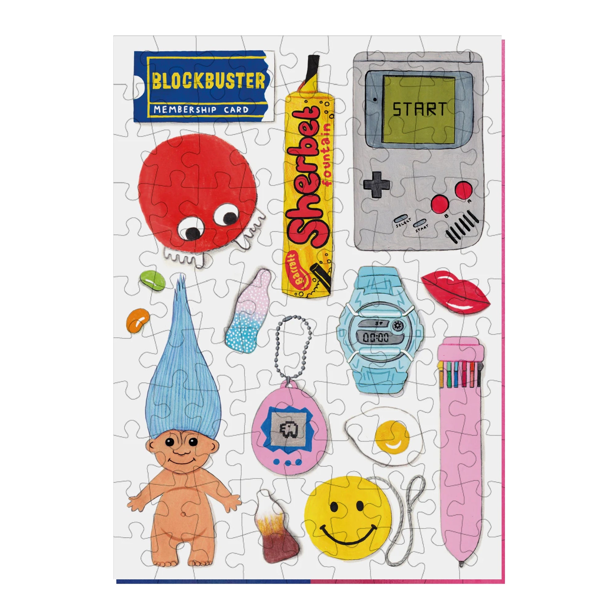 In The 90's - 99 Piece Mini Jigsaw Puzzle