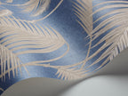 Cole & Son Palm Jungle wallpaper in Blue 95/1006