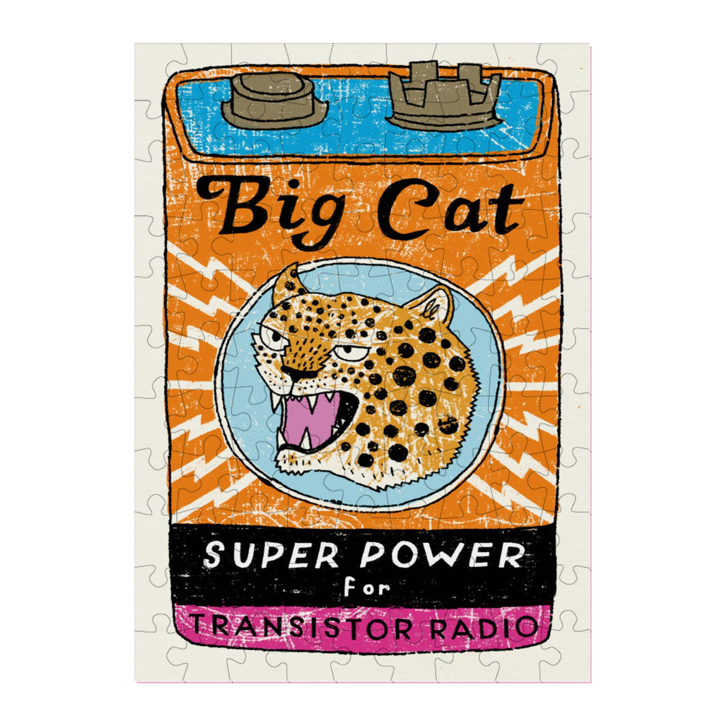 Big Cat Power - 99 Piece Mini Jigsaw Puzzle