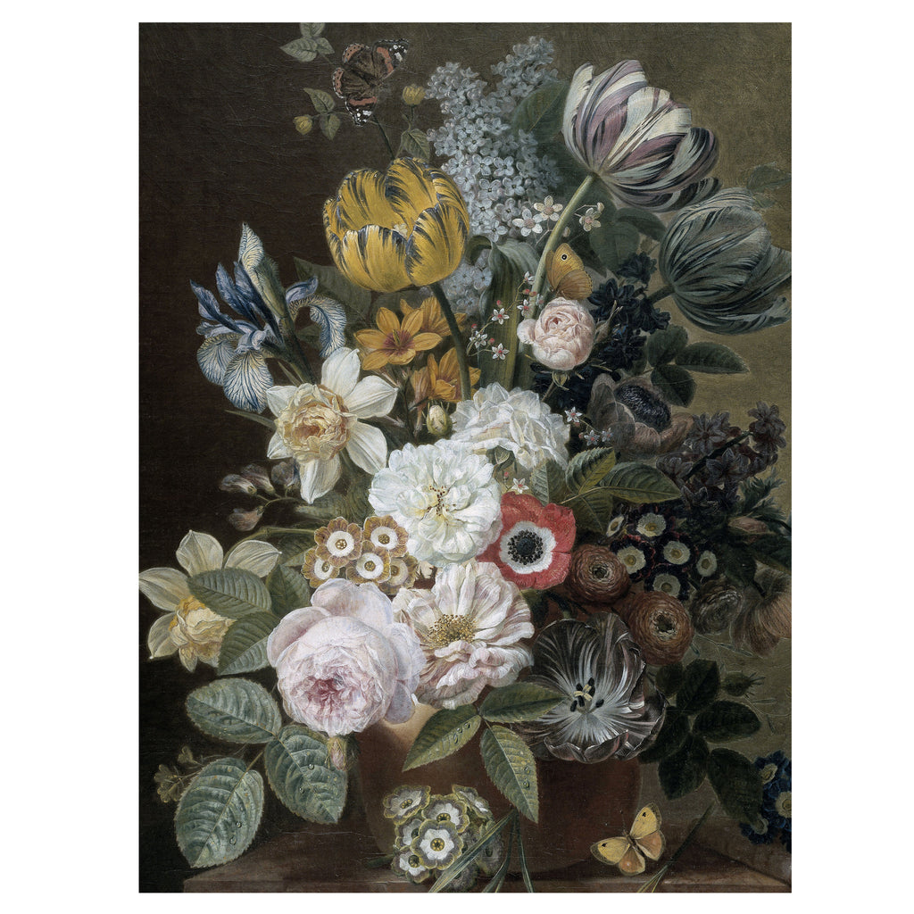 Vintage Bloemen Floral Bouquet Wall Hanging