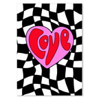 Checkmate Love Typography Poster