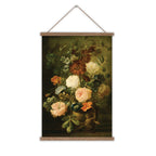 Vintage Dutch Flowers Wall Hanging