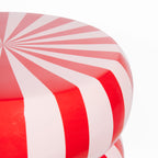 Candy Stripe Side Table