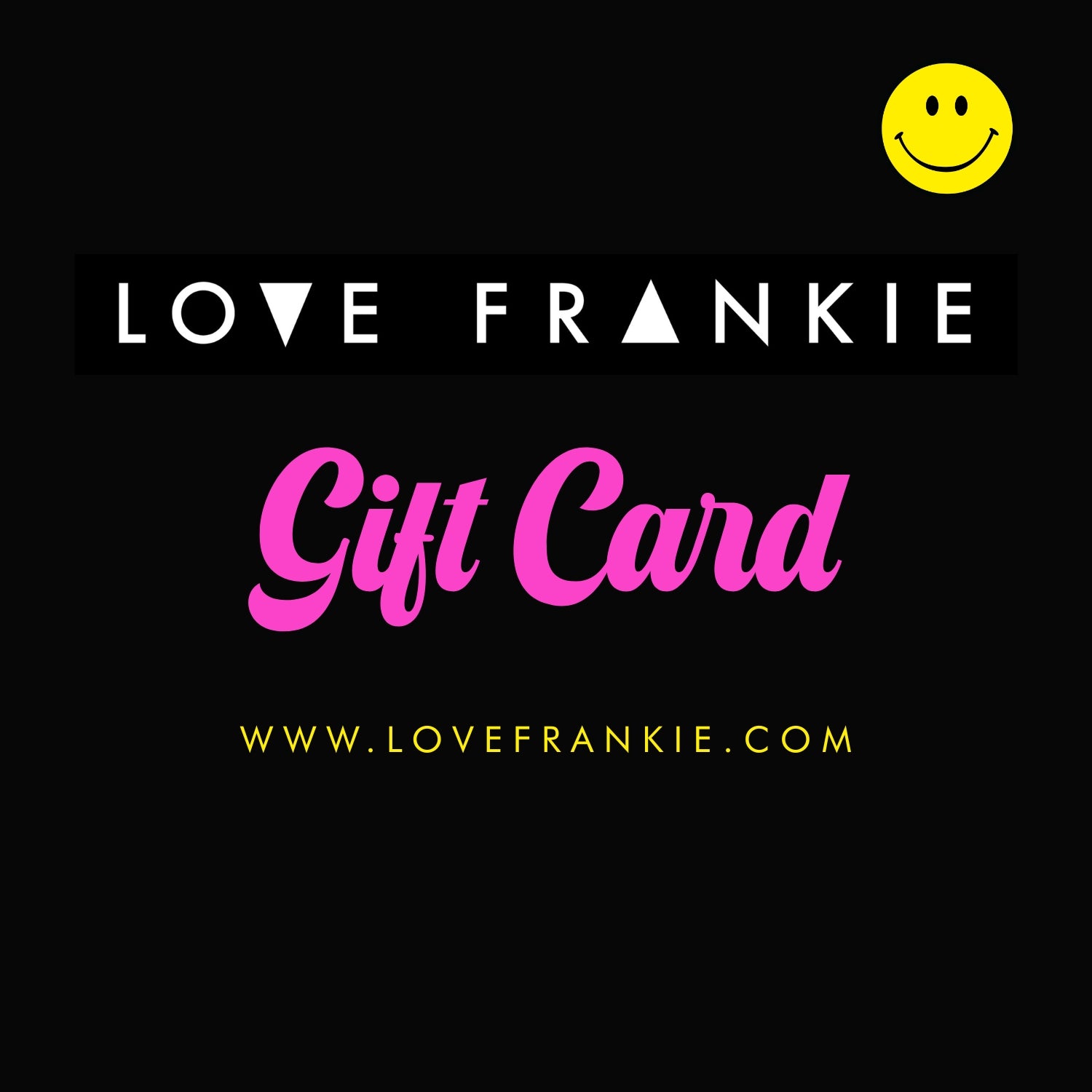 Love Frankie Gift Vouchers