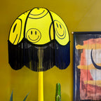 Yellow Acid Drops Smiley Face Vintage Dome Lampshades