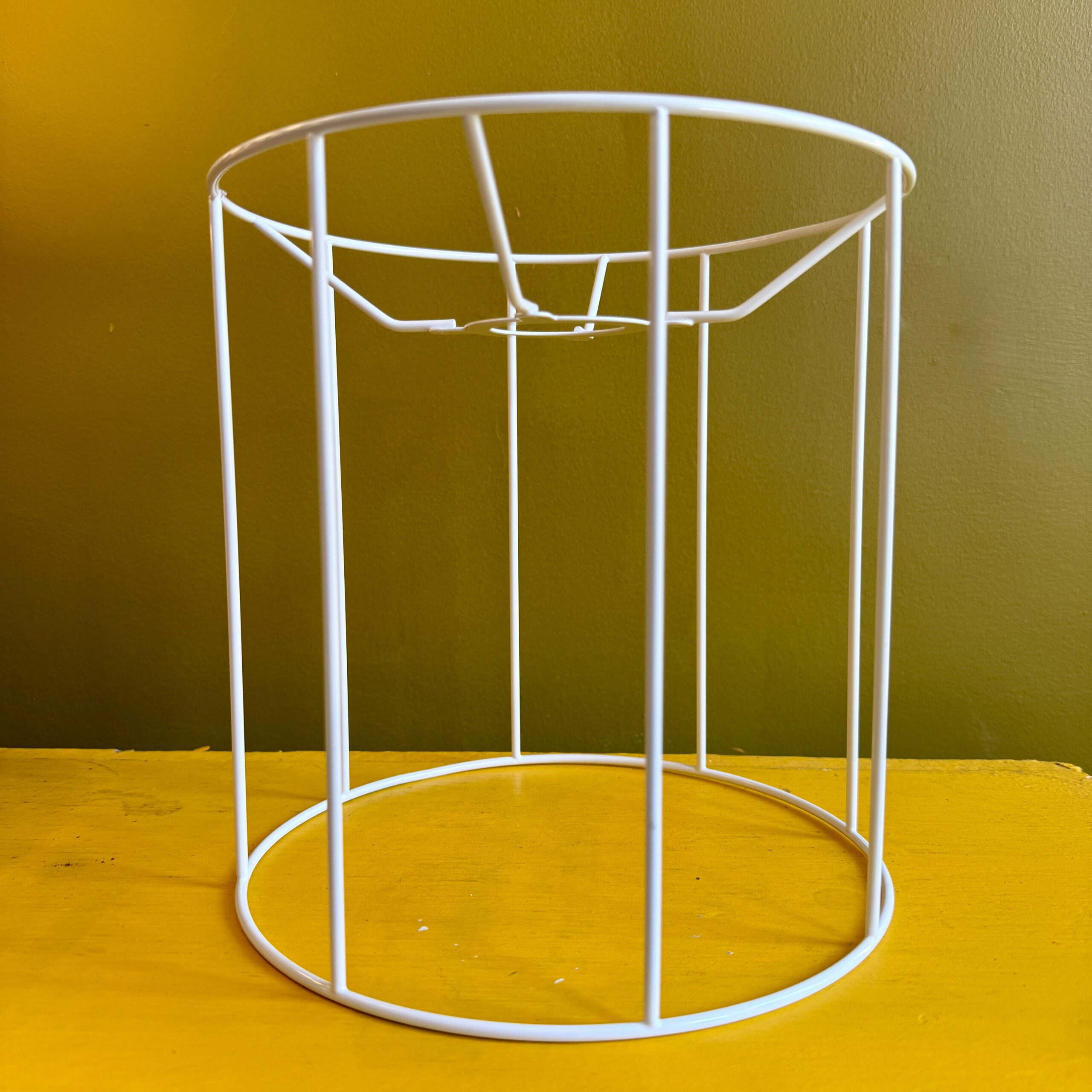 Example of Gathered Shades Frame for a Ceiling Pendant