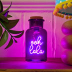 Ooh La La Message In A Bottle - LED Rechargeable Light