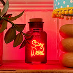 Stay Weird Message In A Bottle - LED Rechargeable Light