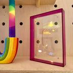 Medium Neon Acrylic Picture Frames - Two Colours To Choose