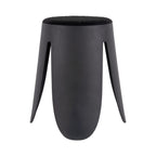 Padded Boucle Stools in Jet Black