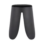 Padded Boucle Stools in Jet Black