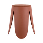 Padded Boucle Stools in Rust