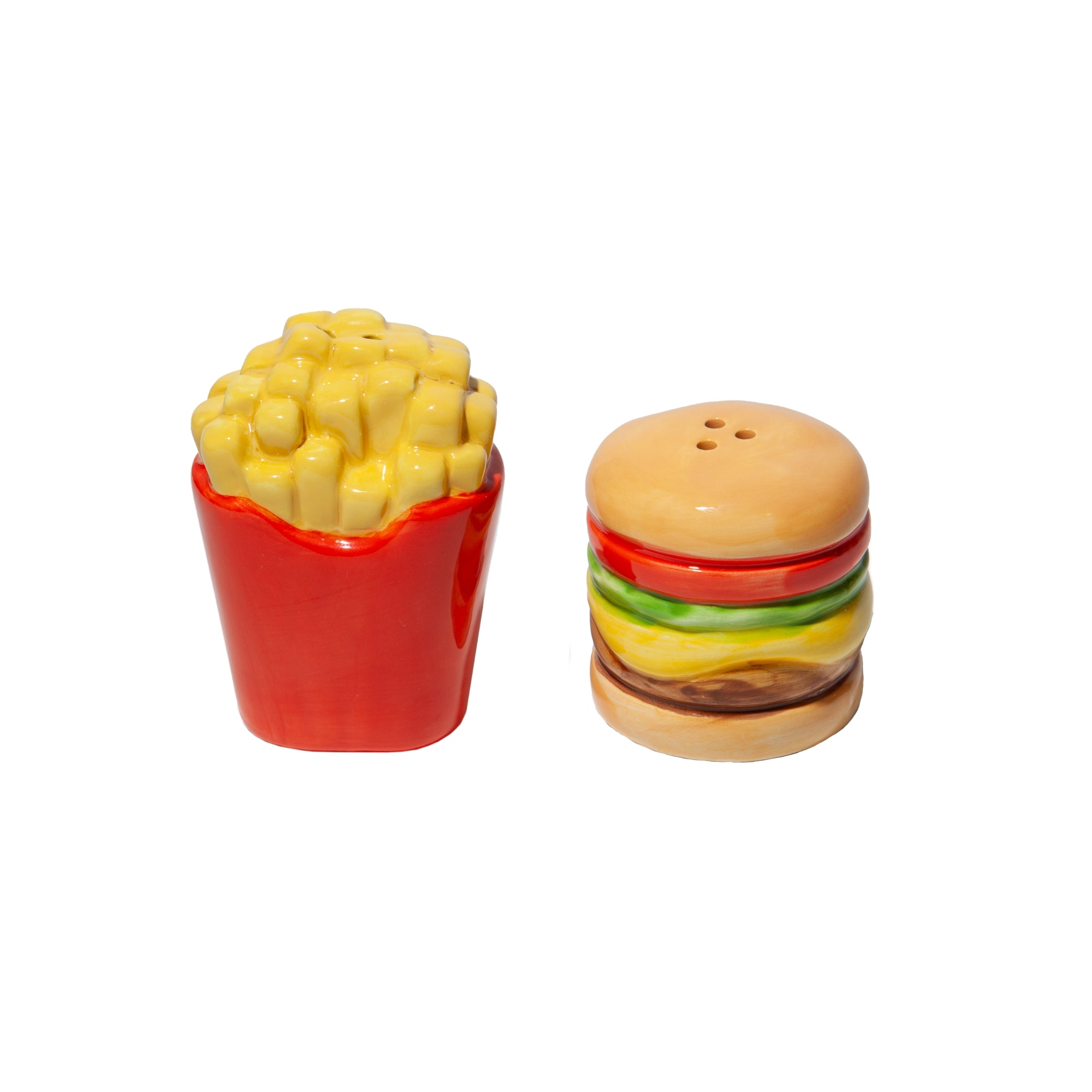 Burger and Chips Salt & Pepper Shakers