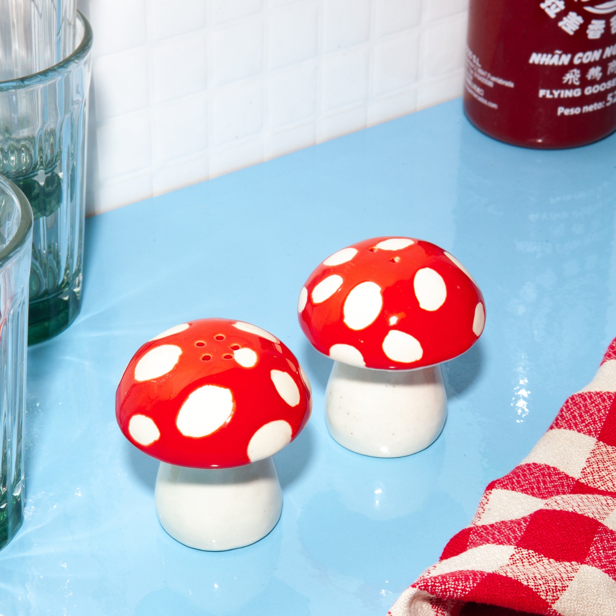 Mushroom Salt and Pepper Shakers