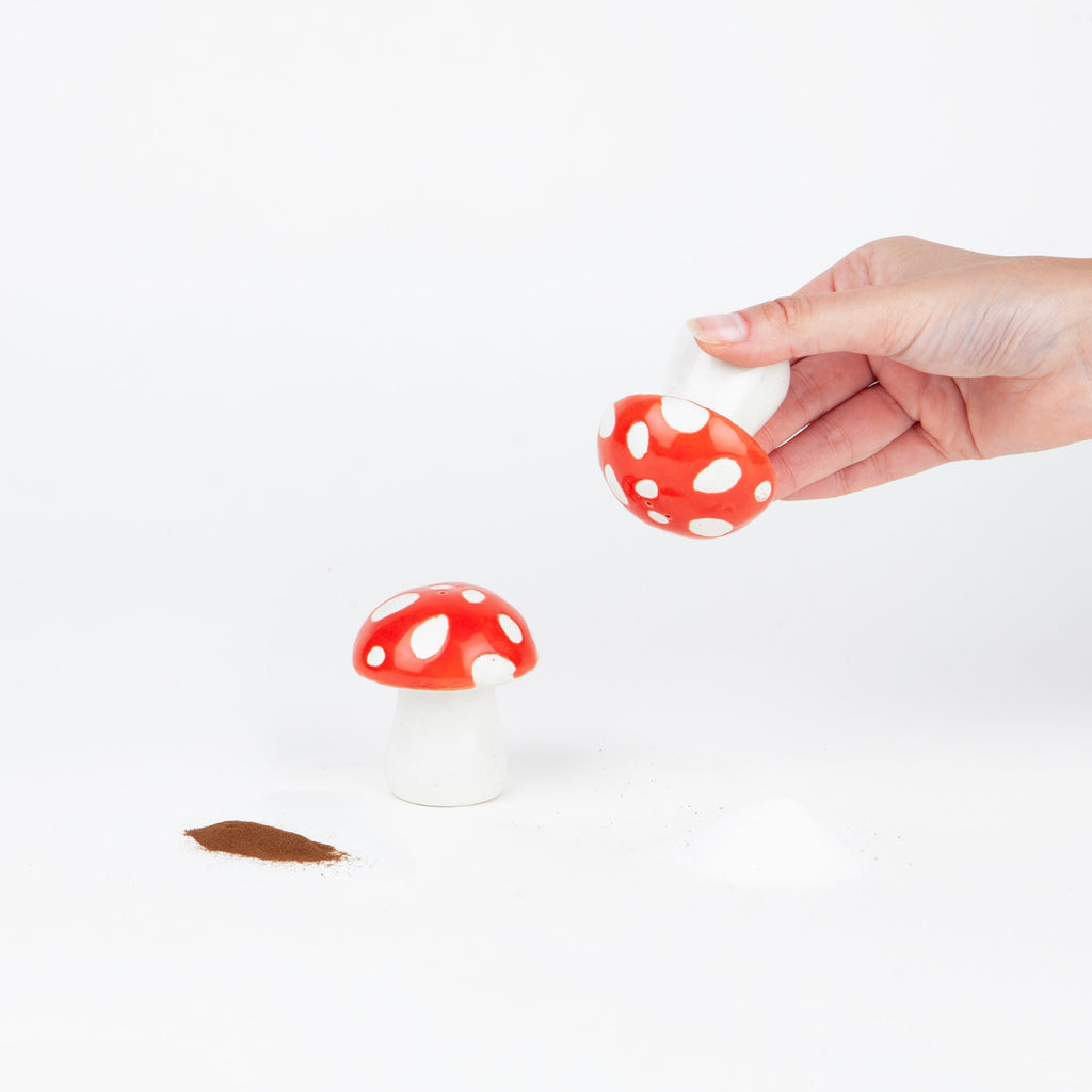Mushroom Salt and Pepper Shakers