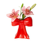Red Bow Vase
