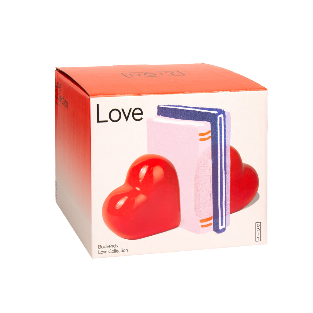 Love Heart Bookends