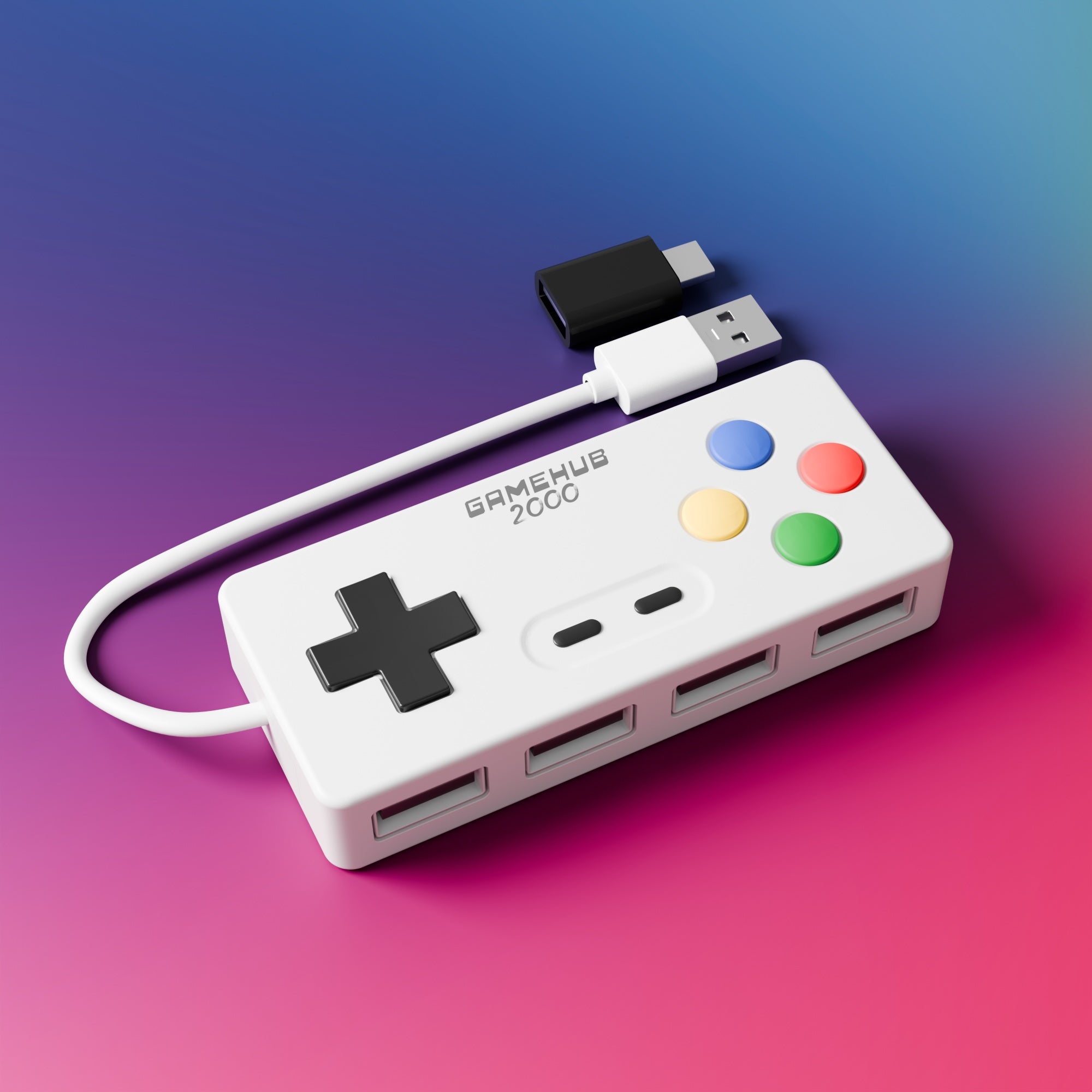 Retro Gamer USB hub