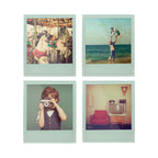 Glass Polaroid Coasters - Insert your own pictures!
