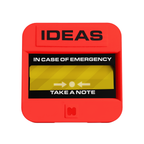 In case of Emergency Sticky Notes