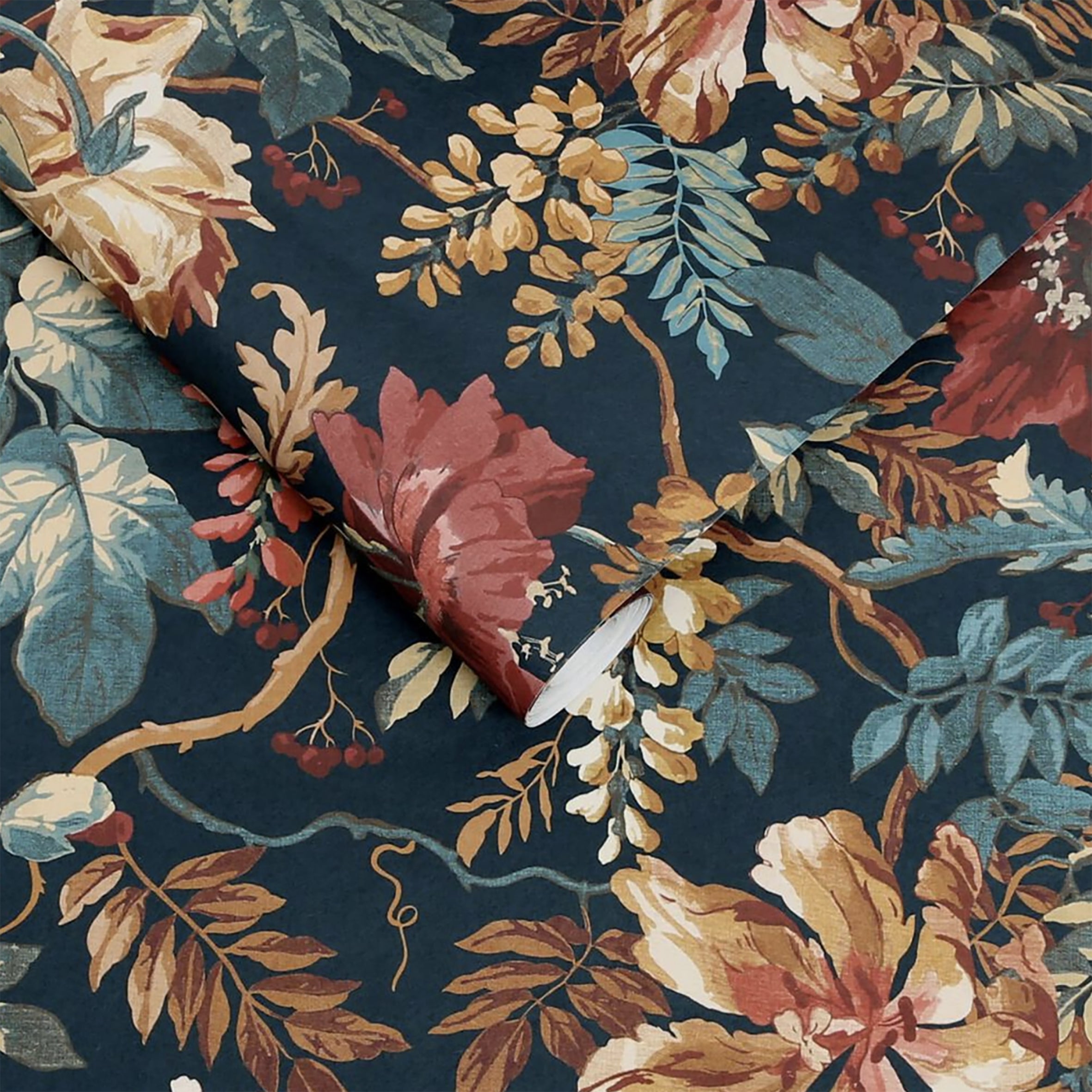 Love Frankie midnight garden fire cracker wallpaper