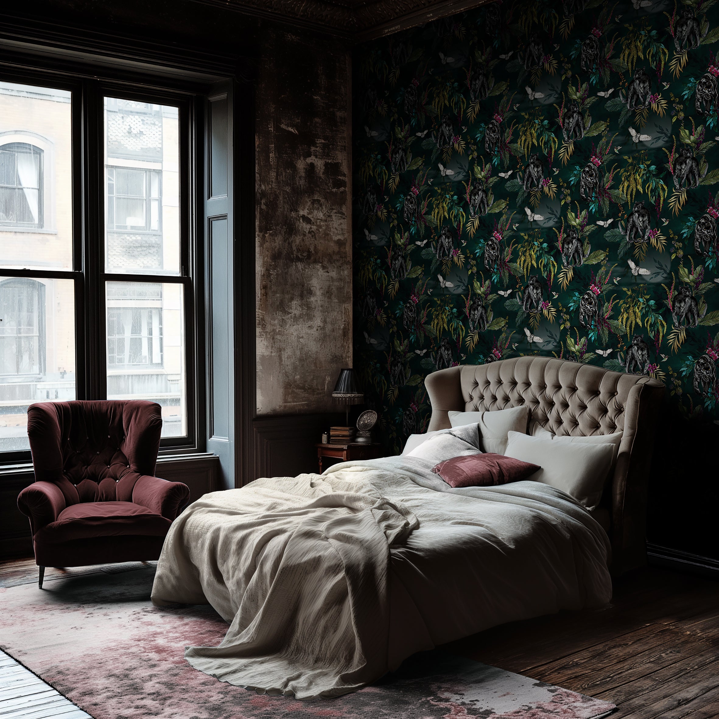 Love Frankie Deadly Night Shade Wallpaper - Wild Wood