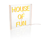 House of Fun Neon Light - Orange