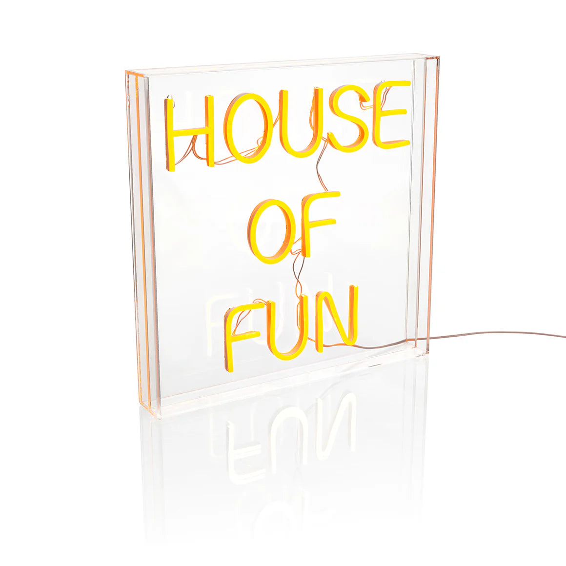 House of Fun Neon Light - Orange