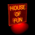 House of Fun Neon Light - Orange