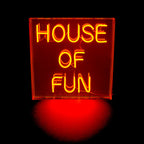 House of Fun Neon Light - Orange