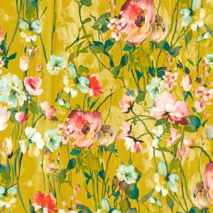 Love Frankie Woodstock honey fabric