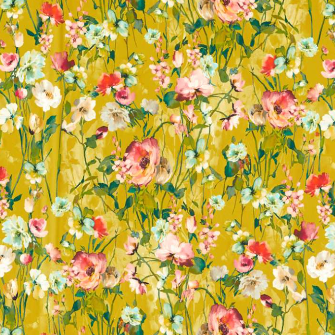 Love Frankie Woodstock honey fabric