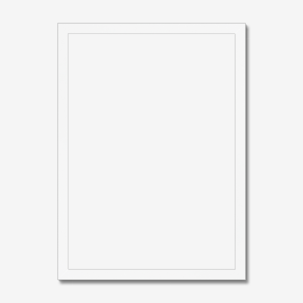 White Picture Frame, 5 Sizes available - Love Frankie