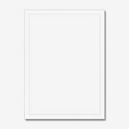 White Picture Frame, 5 Sizes available - Love Frankie