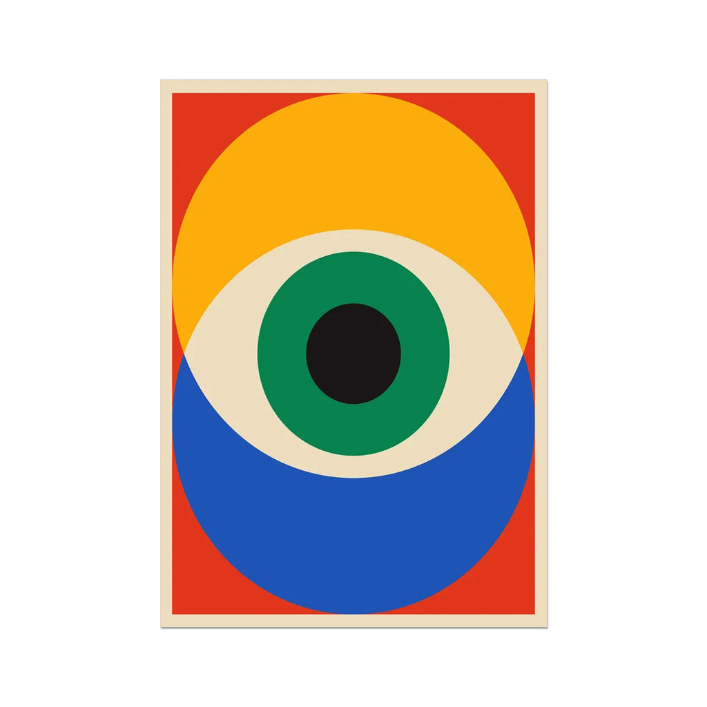 Bauhaus Art Print - Red Eye
