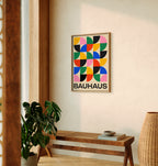 love frankie bauhaus triangles print