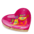 Bird Heart-Shaped Trinket Dish